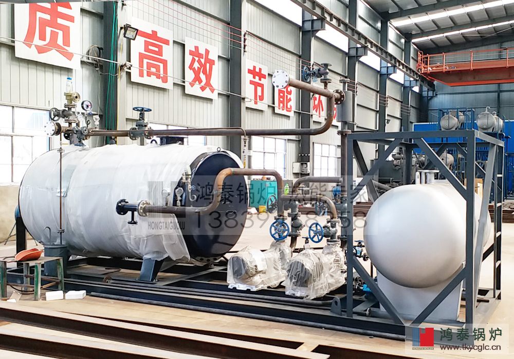 YYQ燃氣導(dǎo)熱油爐的安裝現(xiàn)場